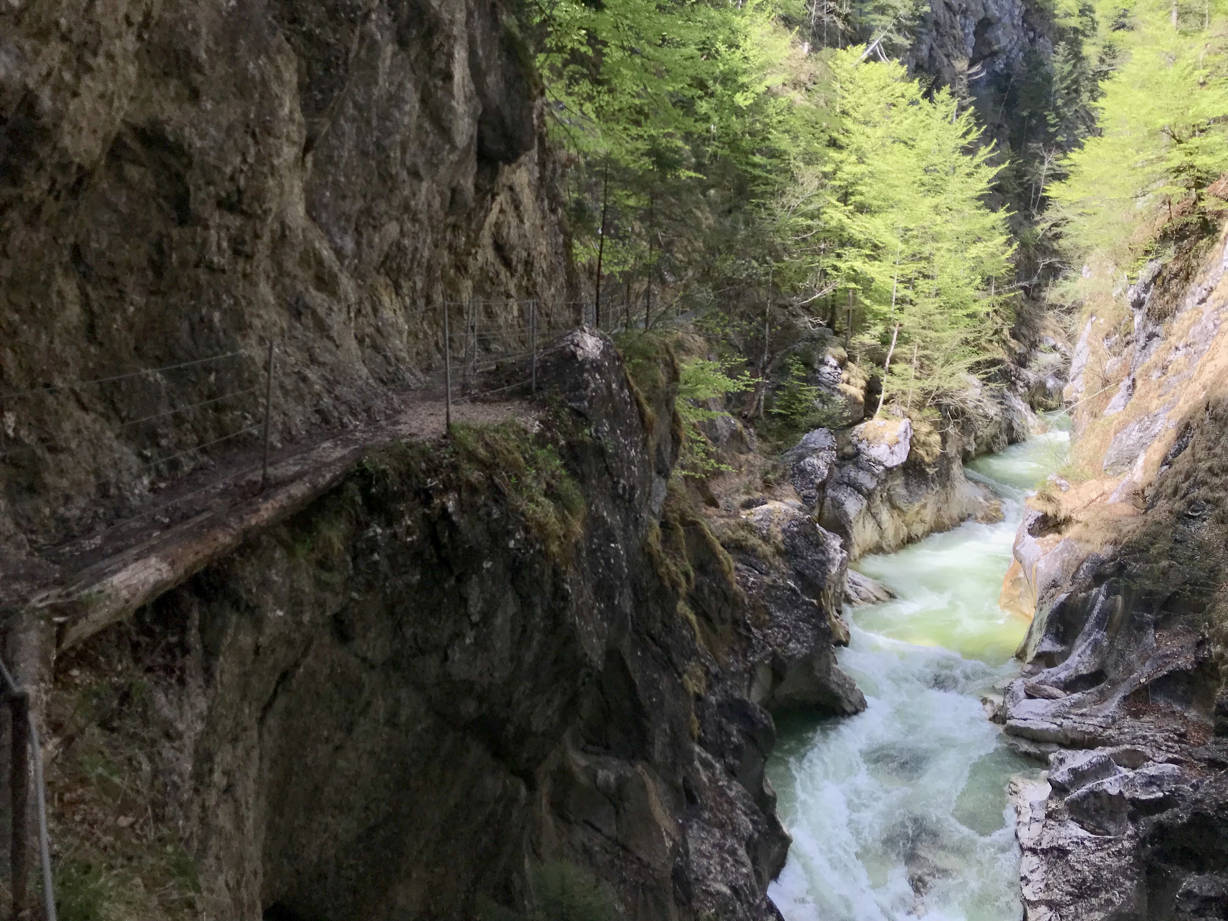 Klammwandern Tirol - Hier siehst du den Steig durch die Kaiserklamm