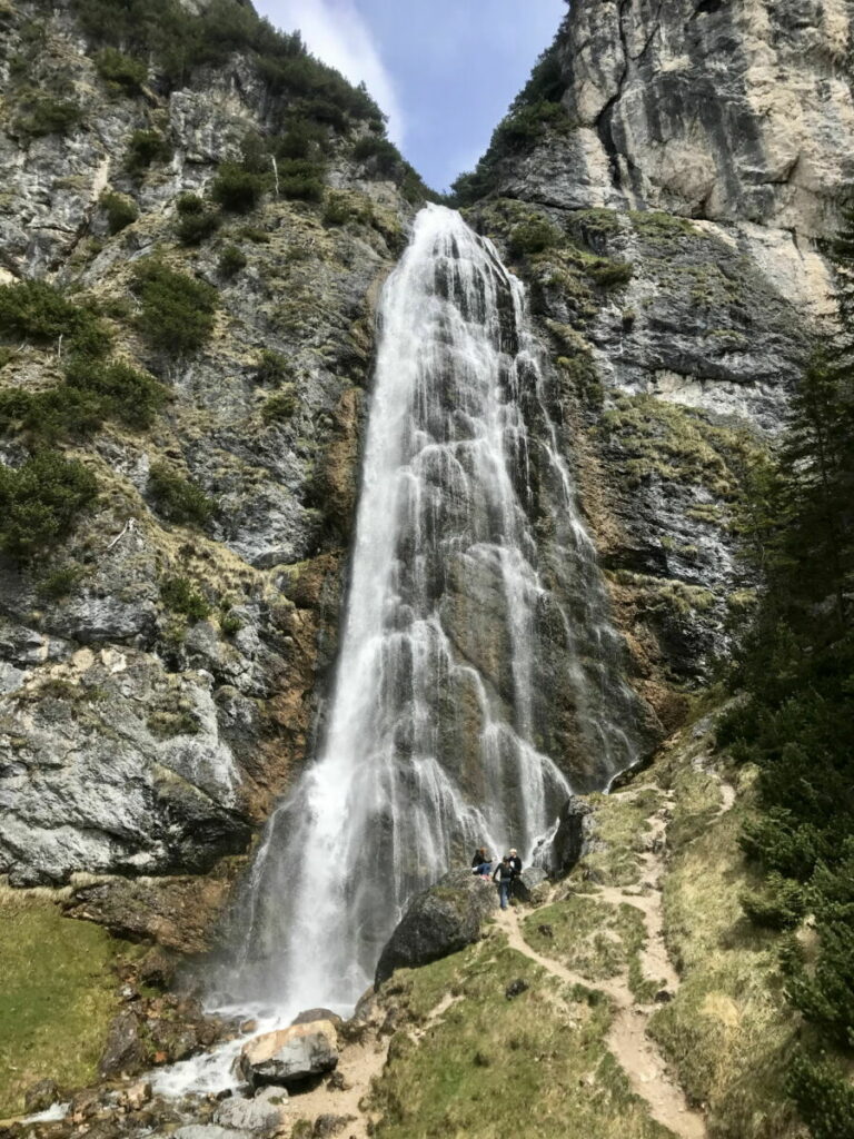 Auf dem Weg zur Dalfazalm - der Dalfazer Wasserfall