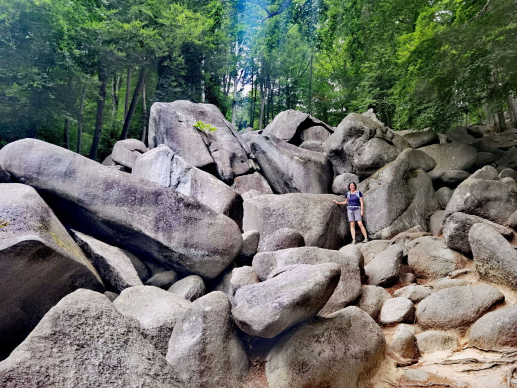 Gebirge Deutschland mit einem besonderen Felsenmeer - der Odenwald