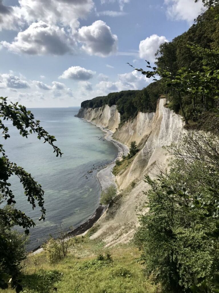 Gebirge Deutschland - die Kreidefelsen Rügen an der Ostsee