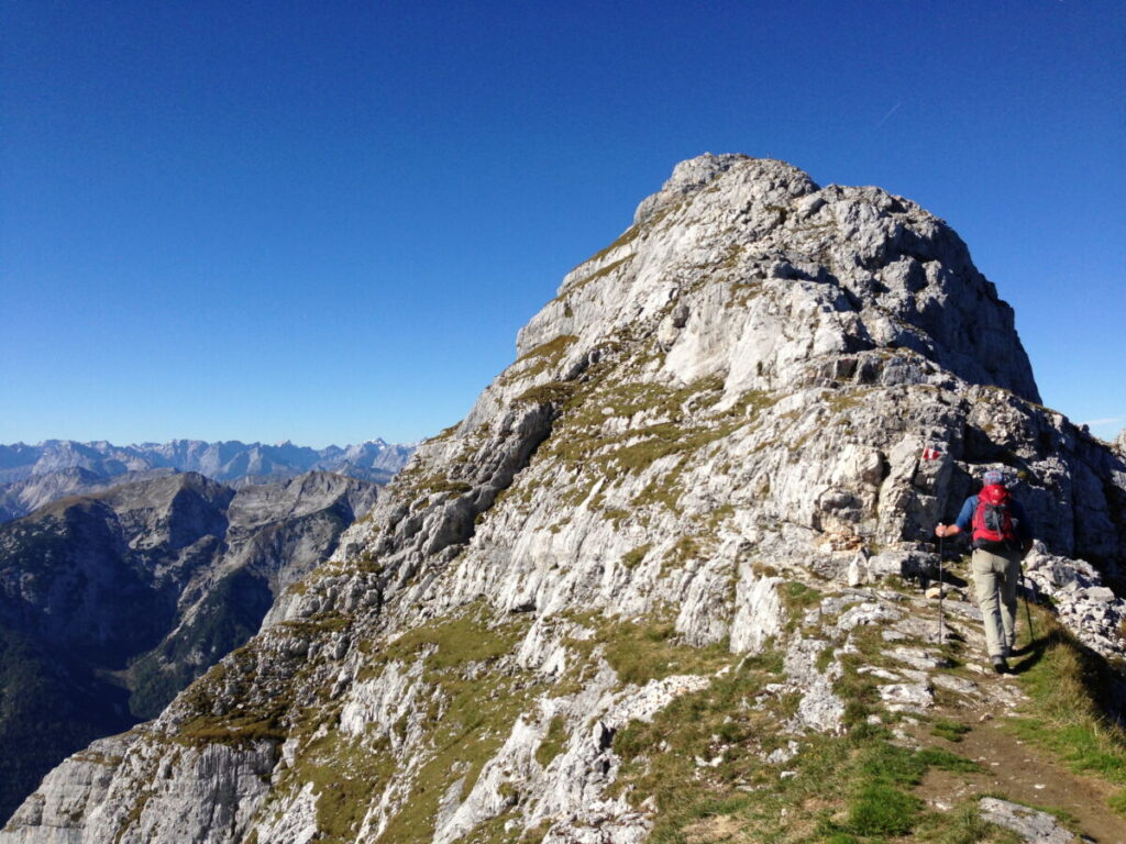 Der Guffert ist ein steiniger Gipfel