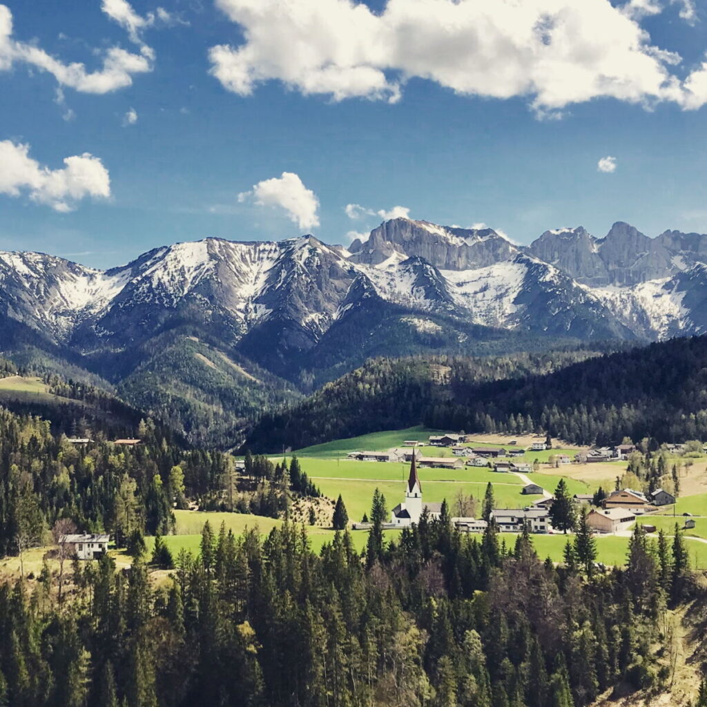 Ortsansicht von Steinberg am Rofan