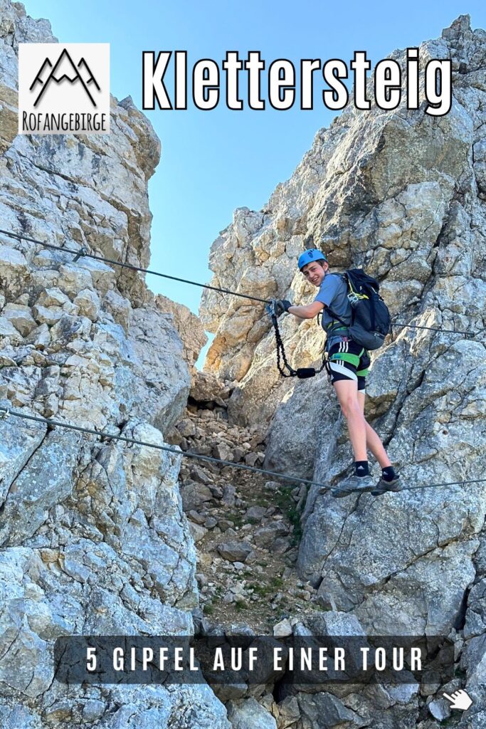 5 Gipfel Klettersteig Rofan