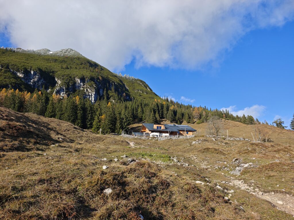 Die Astenau Alpe mit dem Ebner Joch