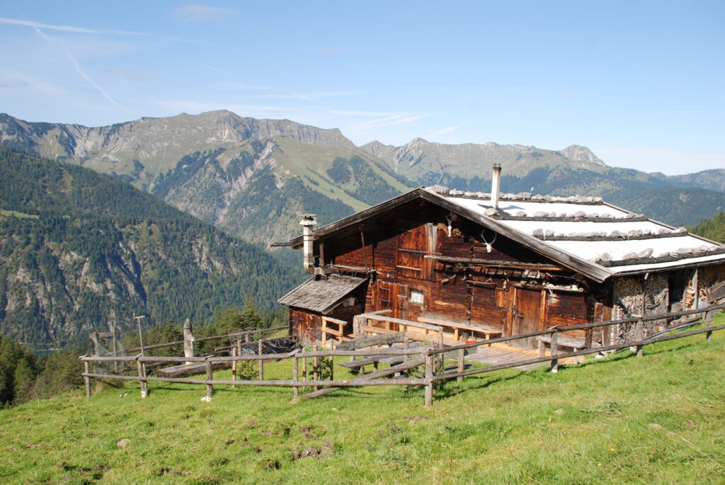 Köglalm im Rofan - mit Blick auf das Karwendel