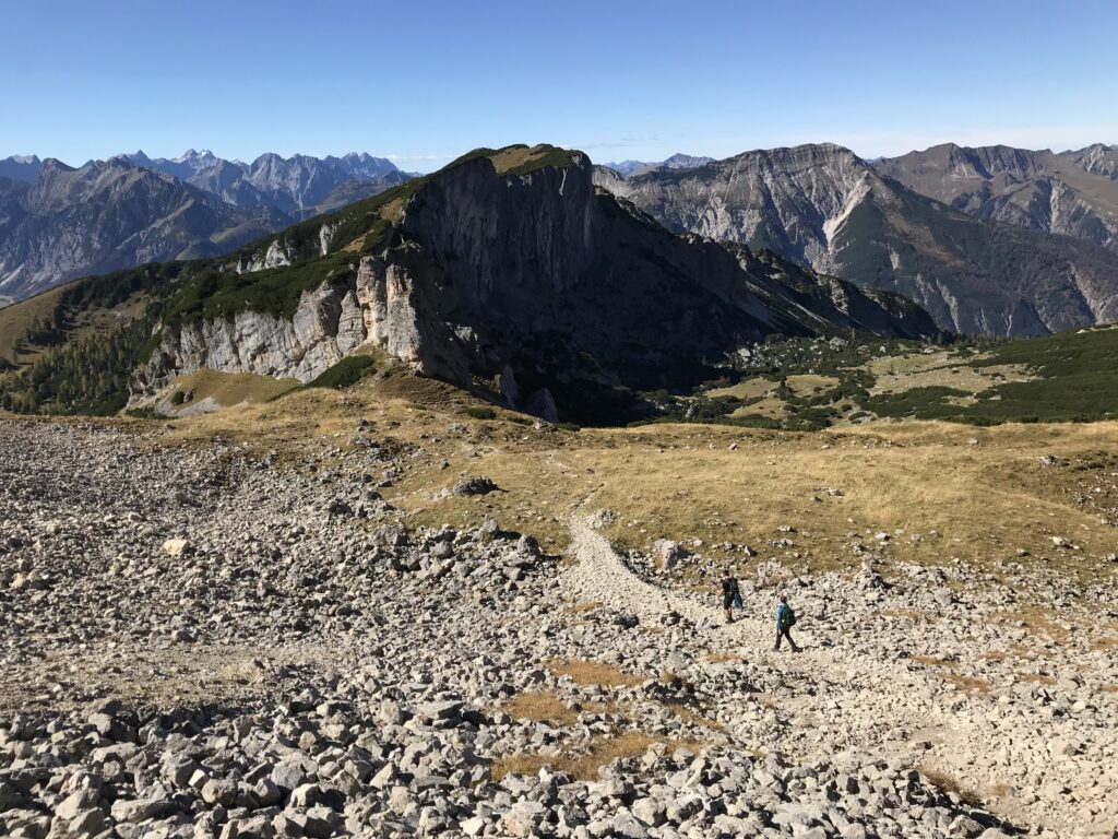 Wanderweg Steinernes Tor zum Streichkopfgatterl im Rofan