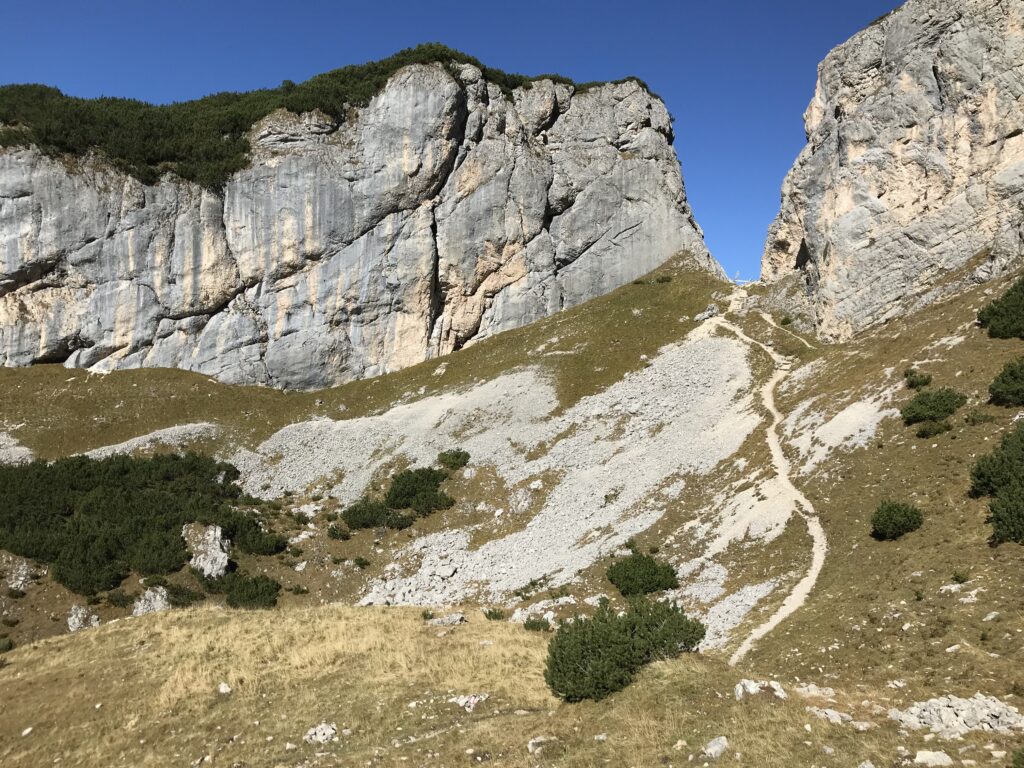 Steinernes Tor - die letzten Meter des Aufstiegs